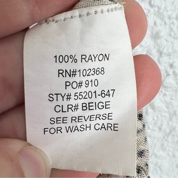 Blue Island | Boho Snakeskin Strapless Tan Black Jumpsuit Mob Wife Dinner XS - Picture 8 of 8